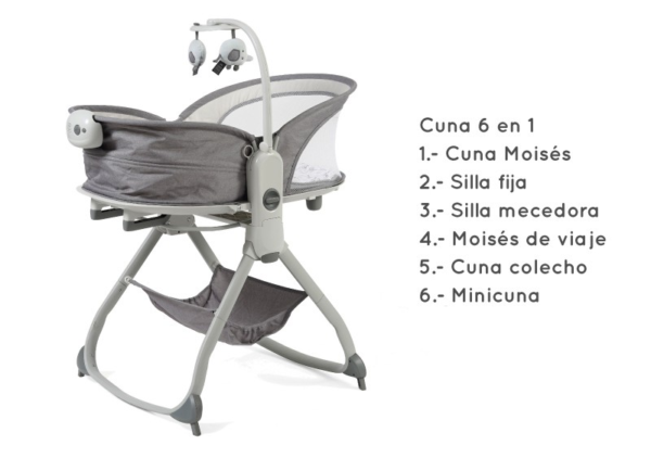 CUNA MULTIFUNCIONAL PREMIUM BABY 6 EN 1